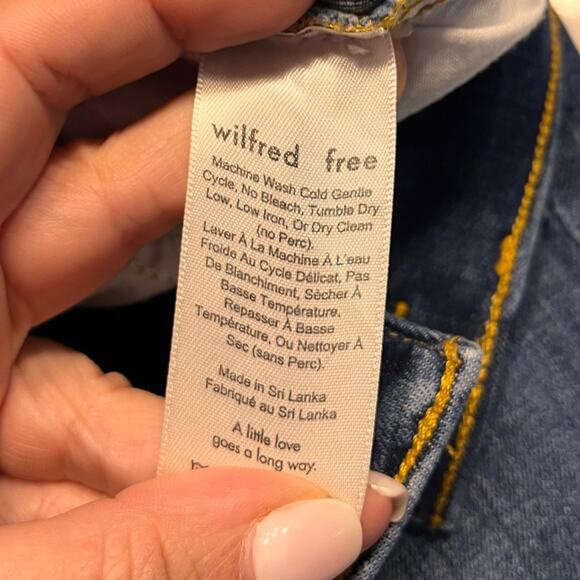 Aritzia Wilfred Free High Rise Skinny Jeans Size 0 - Picture 7 of 11